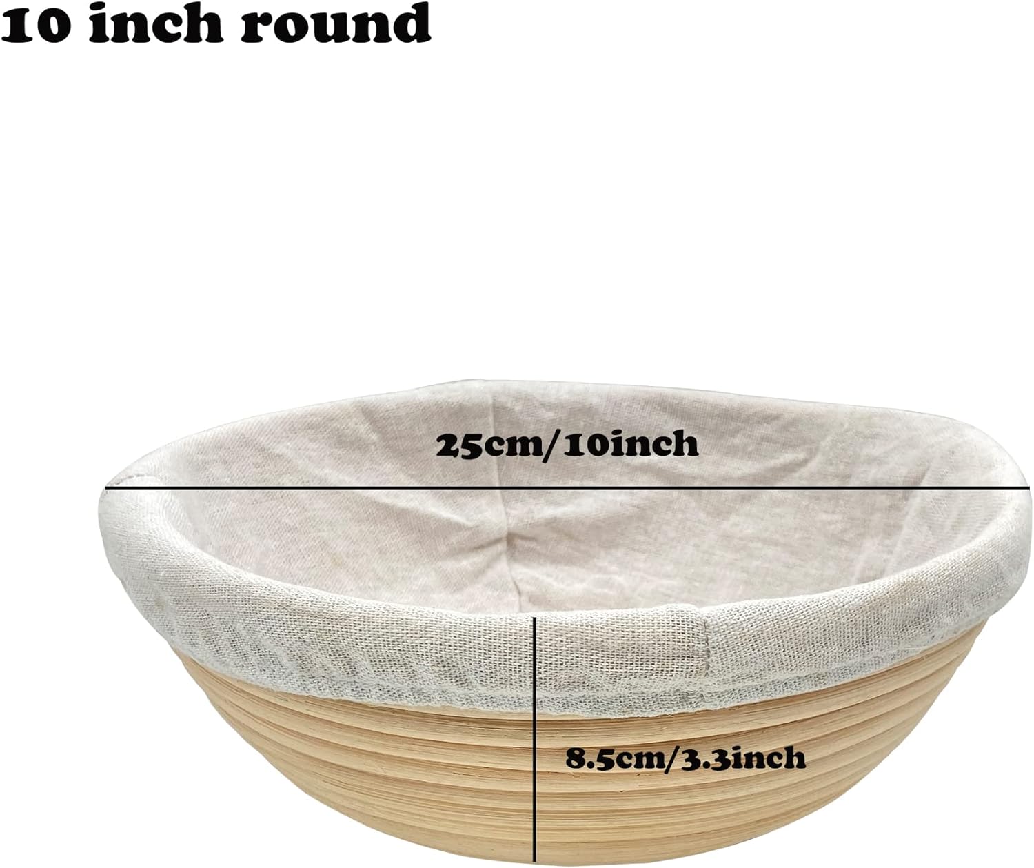 Banneton Bread Proofing Basket with Liner