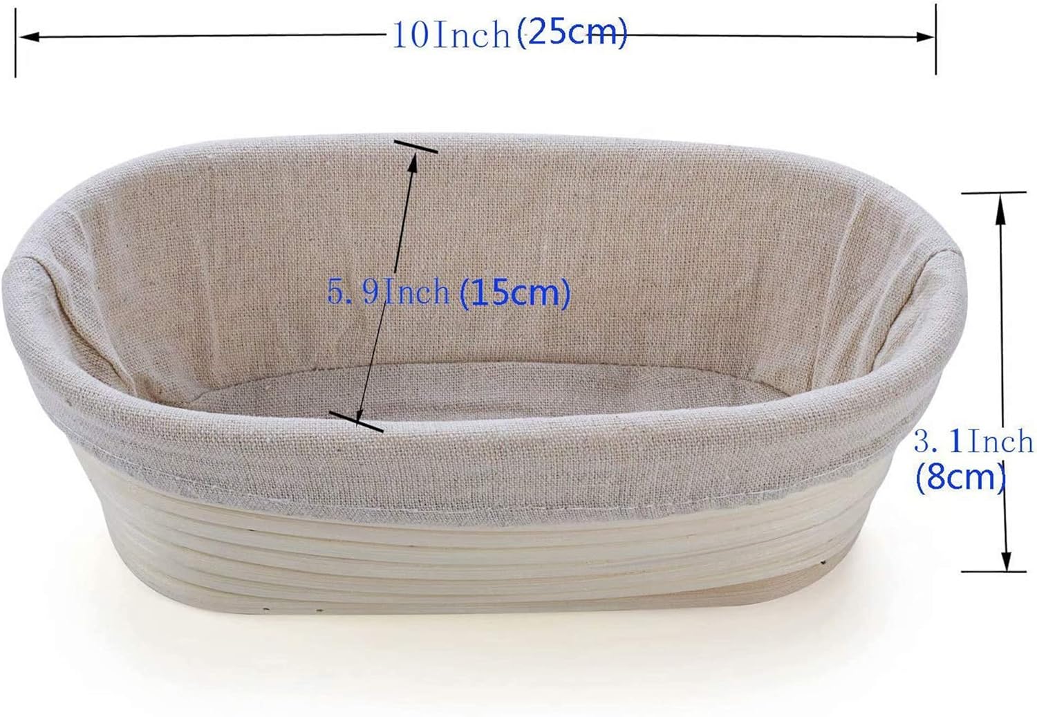 Banneton Bread Proofing Basket with Liner